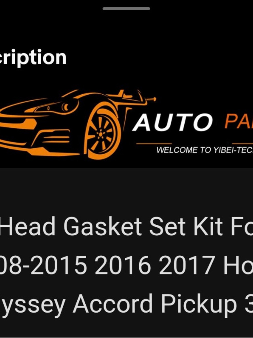 Head gasket kit- new